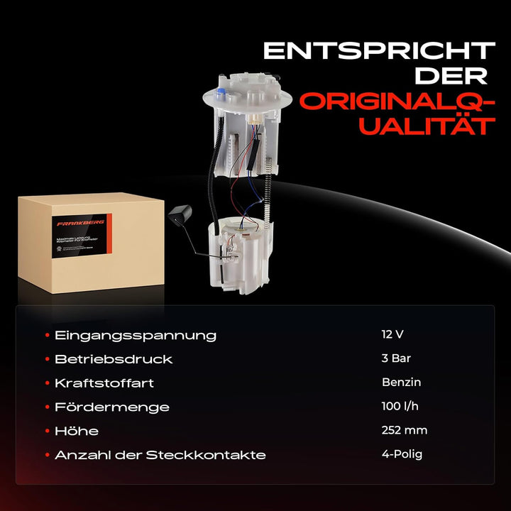 Kraftstoffpumpe Benzinpumpe für Corolla E150 Auris E15 1.6L Benzin 2007-2013 77020-02390