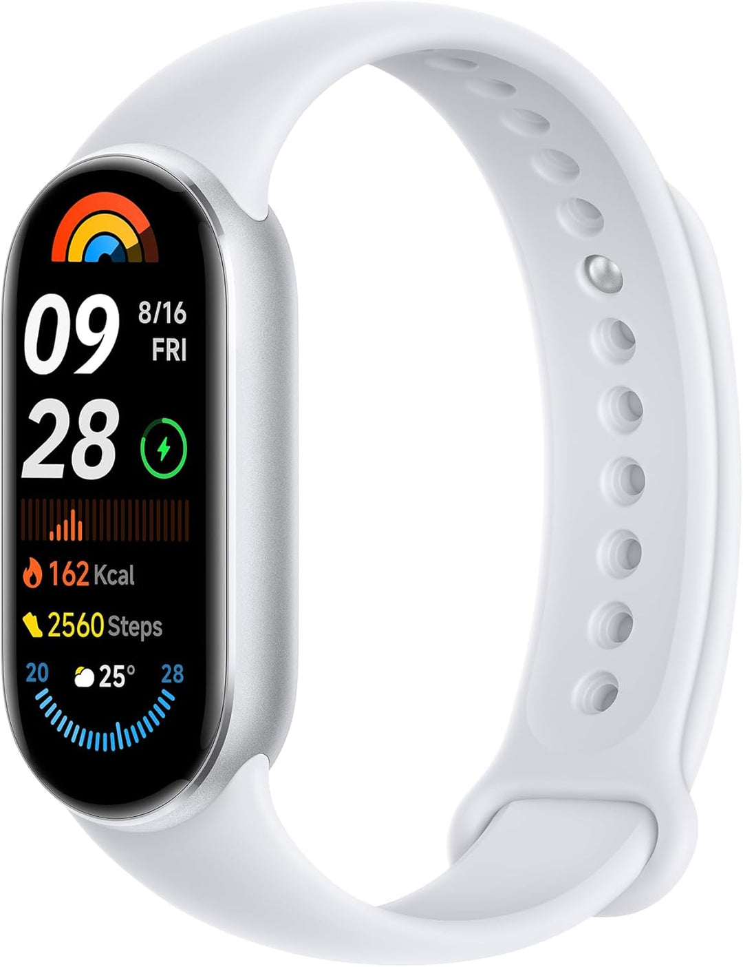 Xiaomi Smart Band 9 Fitness Tracker, AMOLED Display with 1200 Nits, Sp02 Tracking, Sleep and Heart R