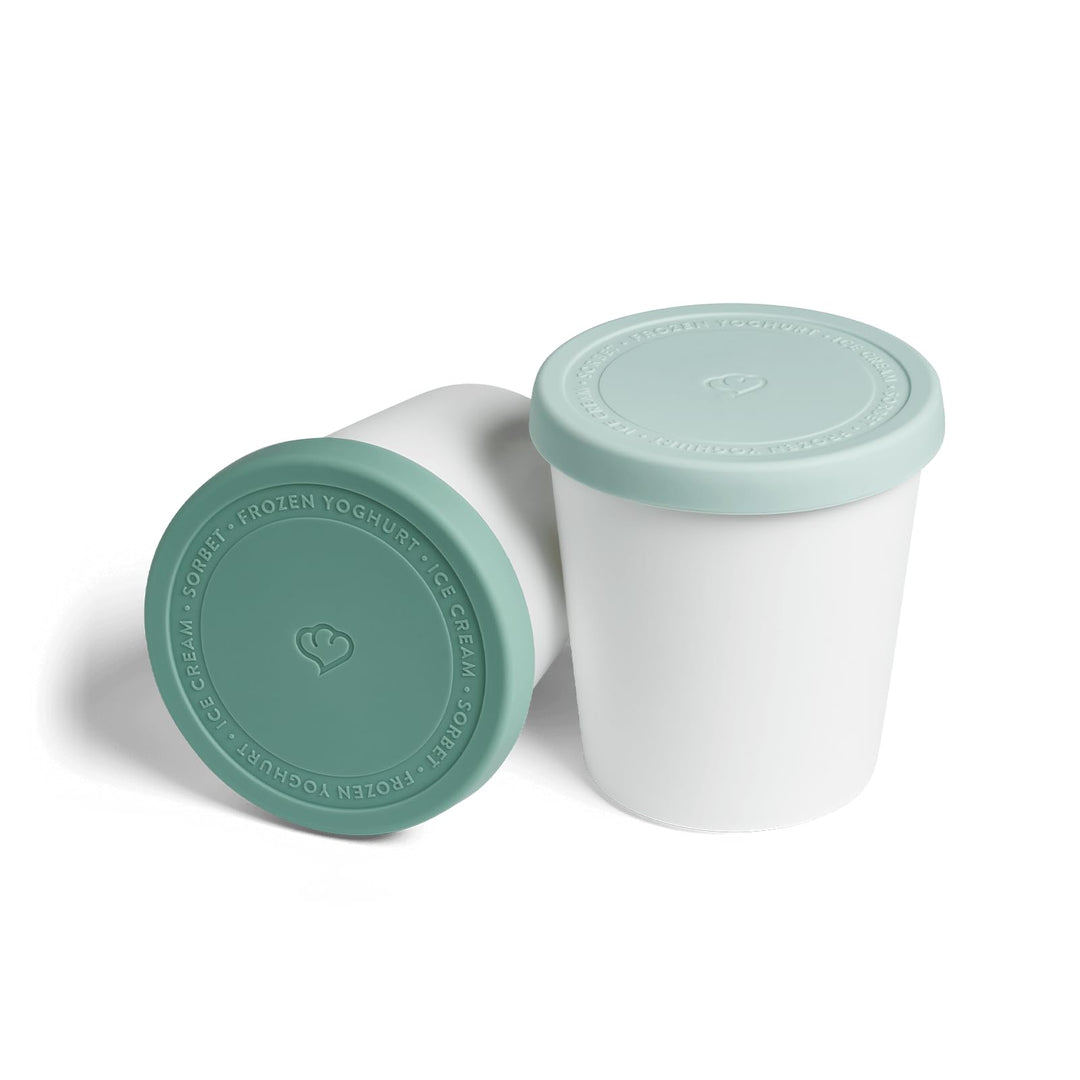 SPRINGLANE 2er-Set Eisbehälter für Speiseeis 1 L, Aufbewahrungsbehälter, Gefrierdosen, Eis-Container