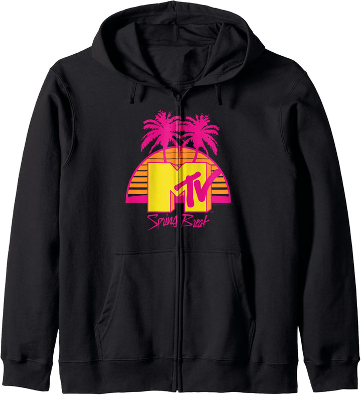 MTV Spring Break Palme-Logo Kapuzenjacke