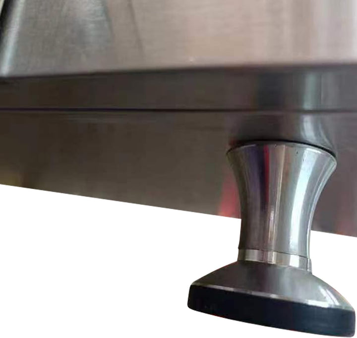 Pizzaofen elektrisch aus Edelstahl mit Pizzastein 1 Kammer 2000 Watt Steinbackofen mit