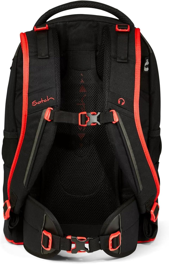 Satch Pack ab 5. Klasse ergonomisch 30L Stauraum standfest Organisationstalent 45 x 30 x 22 cm Fire