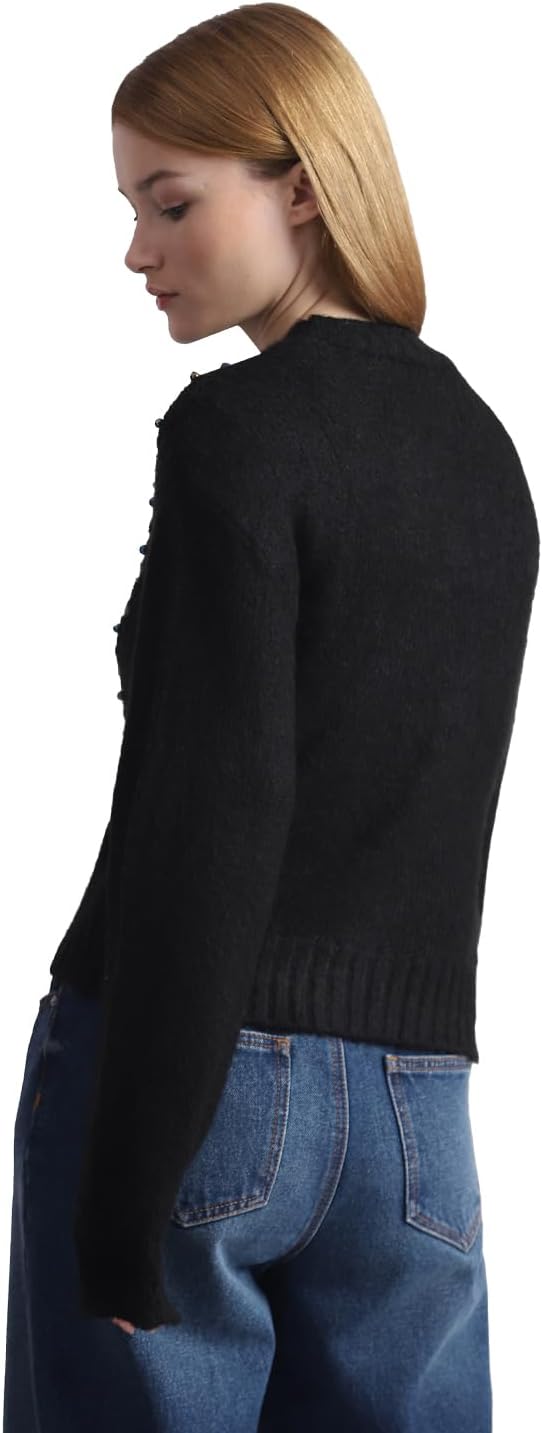 ONLY Damen Onlmarian Ls Cardigan KNT Strickjacke M Schwarz, M Schwarz