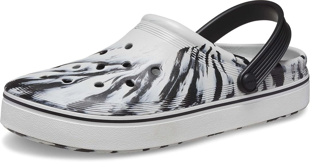 Crocs Unisex-Erwachsene Off Court Clog 36/37 EU Schwarz Weiss, 36/37 EU Schwarz Weiss