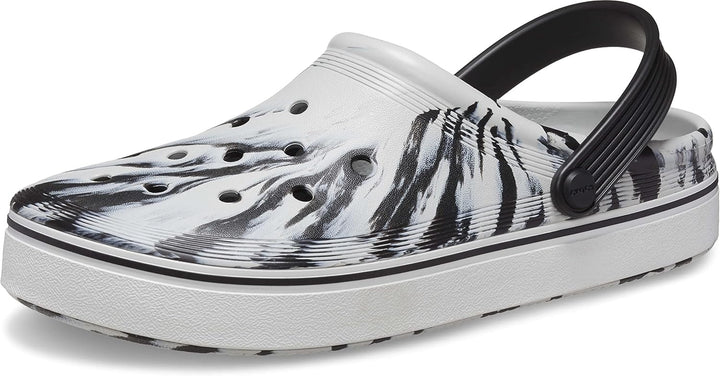 Crocs Unisex-Erwachsene Off Court Clog 36/37 EU Schwarz Weiss, 36/37 EU Schwarz Weiss