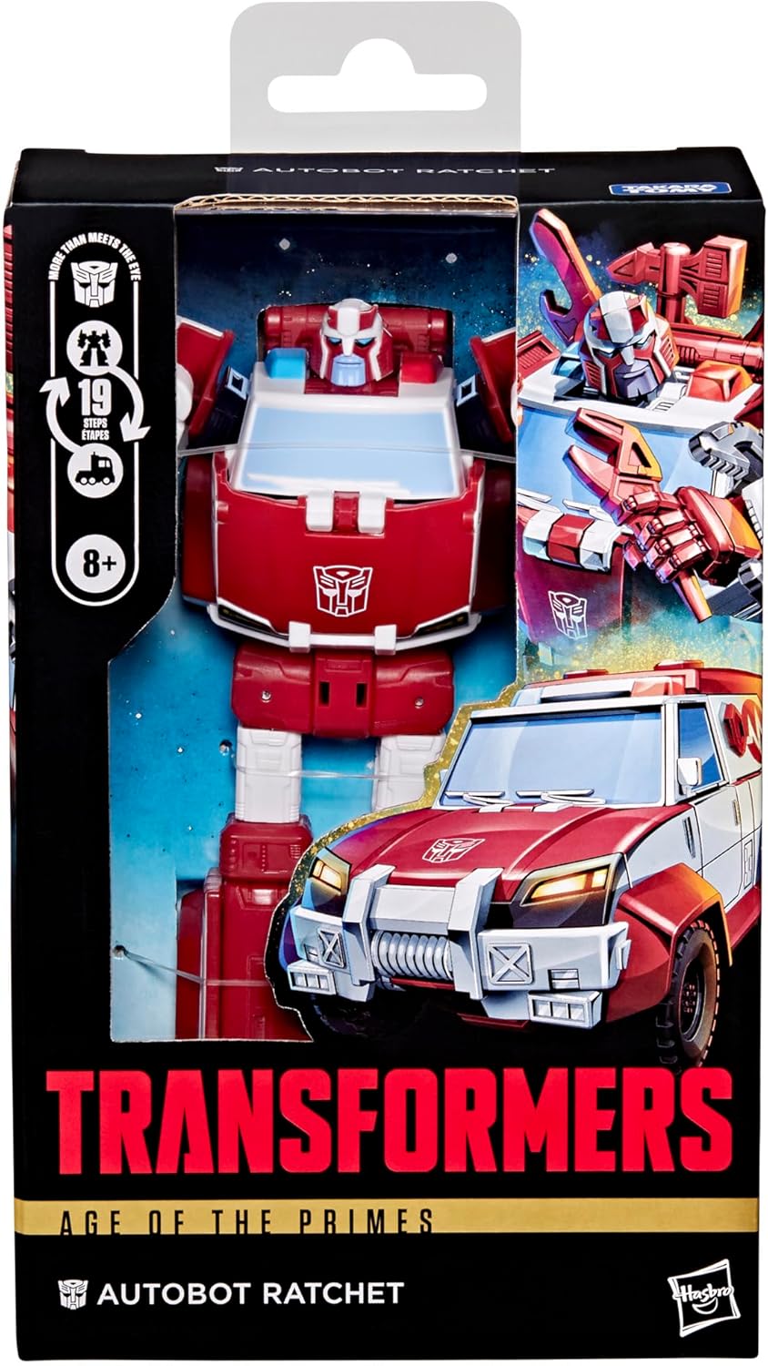 Transformers Age of The Primes Autobot Ratchet, verwandelbare Deluxe-Klasse Action-Figur (14,5 cm),