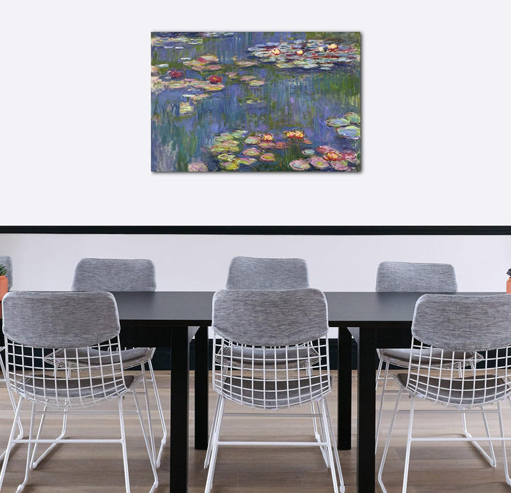 Printed Paintings Leinwand (120x80cm): Claude Monet - Seerosen 120x80 cm, 120x80 cm