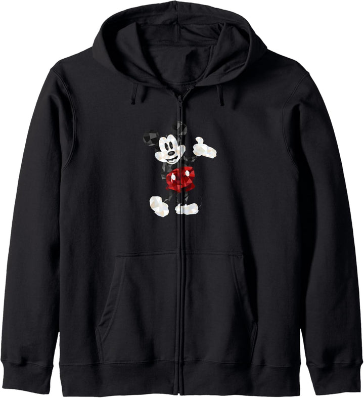 Disney Mickey Mouse Geometic Body Foot Pop Hand Out Kapuzenjacke