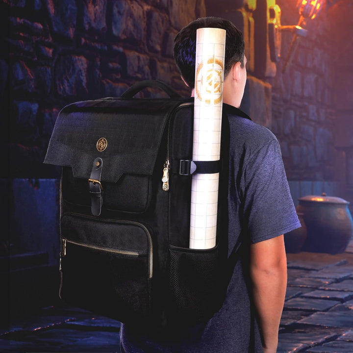 ENHANCE DnD Rucksack RPG DM Tasche für Dungeon and Dragons, Reisen DnD Taschen Organizer für 6–8 auf