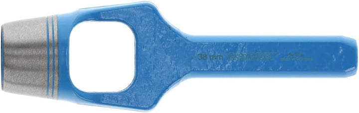 GEDORE Henkellocheisen für weiche Materialen, Ø 38 mm, Gummi Leder Dichtungen Stoff, rund, 205 mm la