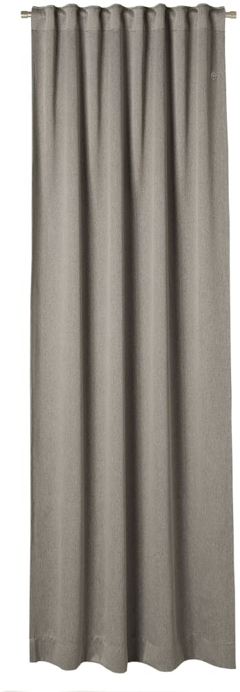 Joop! Living Vorhang mit verdecktem Schlaufenband Pure Farbe Umbra Grösse 130x250cm Einfarbig Blickd