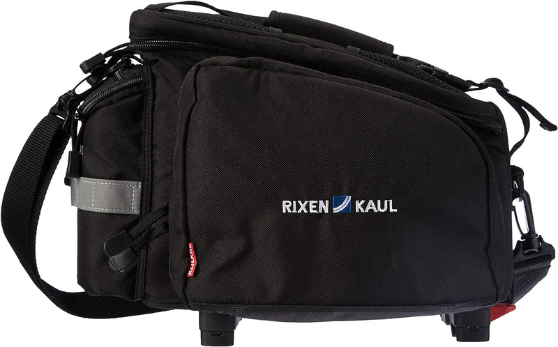 KLICKfix 0267RB Farradtasche Rackpack 2 Plus für Rackt Gepäckträgertasche, Schwarz, 35 x 30 x 23 cm,