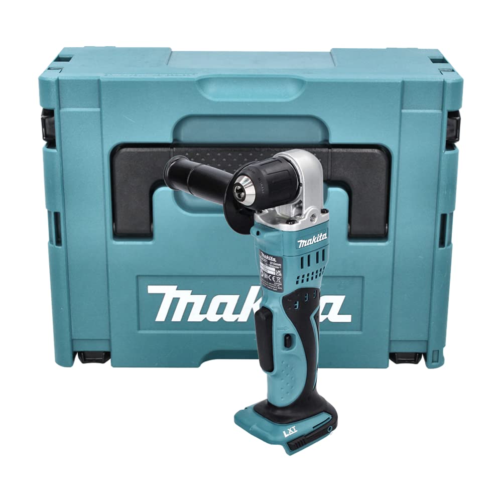 Makita BDA351ZJ Akku-Winkelbohrmaschine 18 V SSBF, im MAKPAC, ohne Akku+Ladegerät ohne Akku und Lade