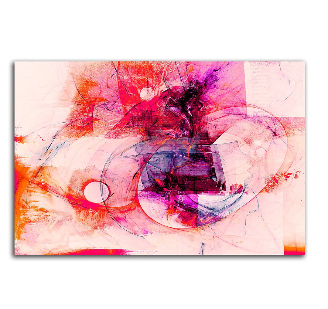 Paul Sinus Art Sweet Summertime - 60x80cm Abstrakt284 Abstrakte Bilder und Kunstdrucke auf Leinwand
