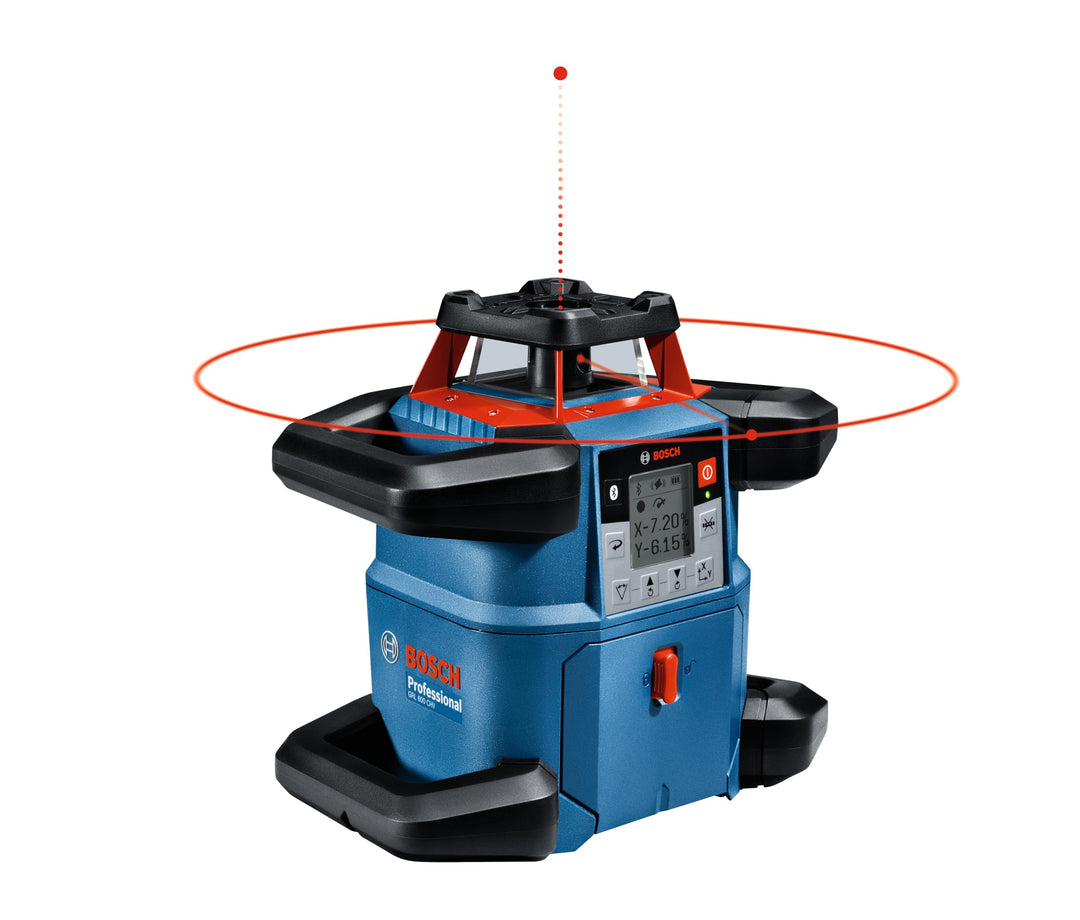 Bosch Professional 18V System Rotationslaser GRL 600 CHV (1x Akku 18 V, 4,0 Ah + ladegerät, mit App-