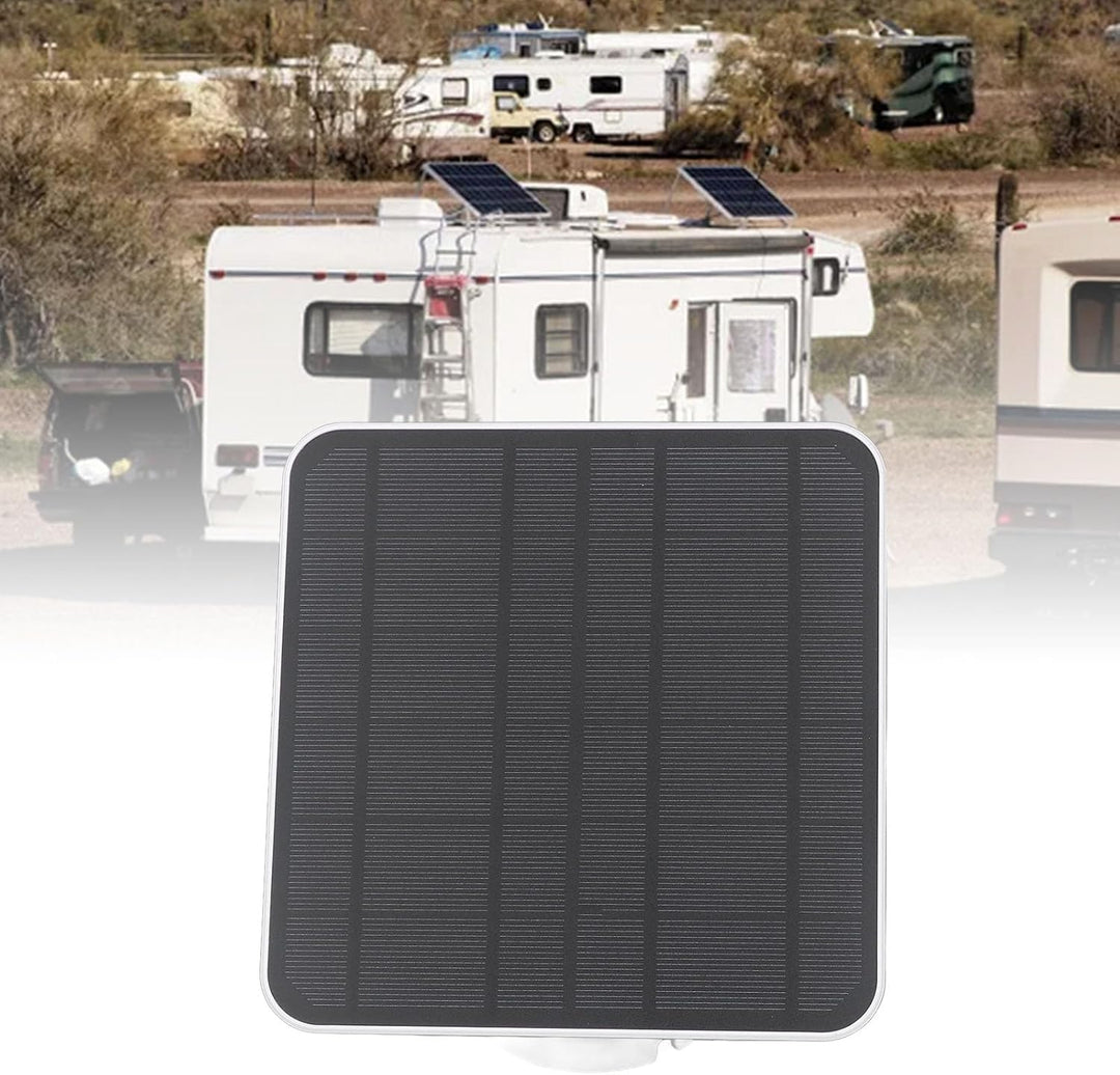 für Ring Solar Panel, 12 W Solar Panel Kamera Ladegerät für Ring für Kamera für Stick Up Cam Akku 2.