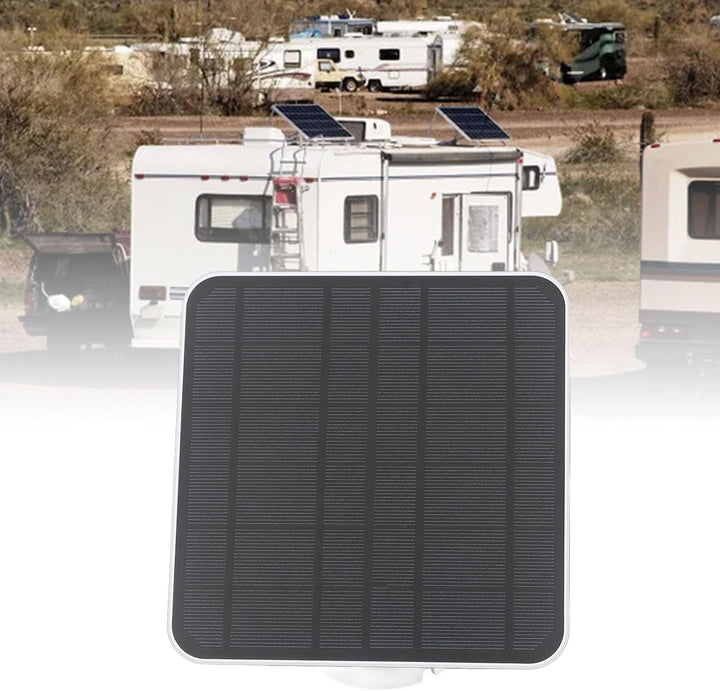 für Ring Solar Panel, 12 W Solar Panel Kamera Ladegerät für Ring für Kamera für Stick Up Cam Akku 2.