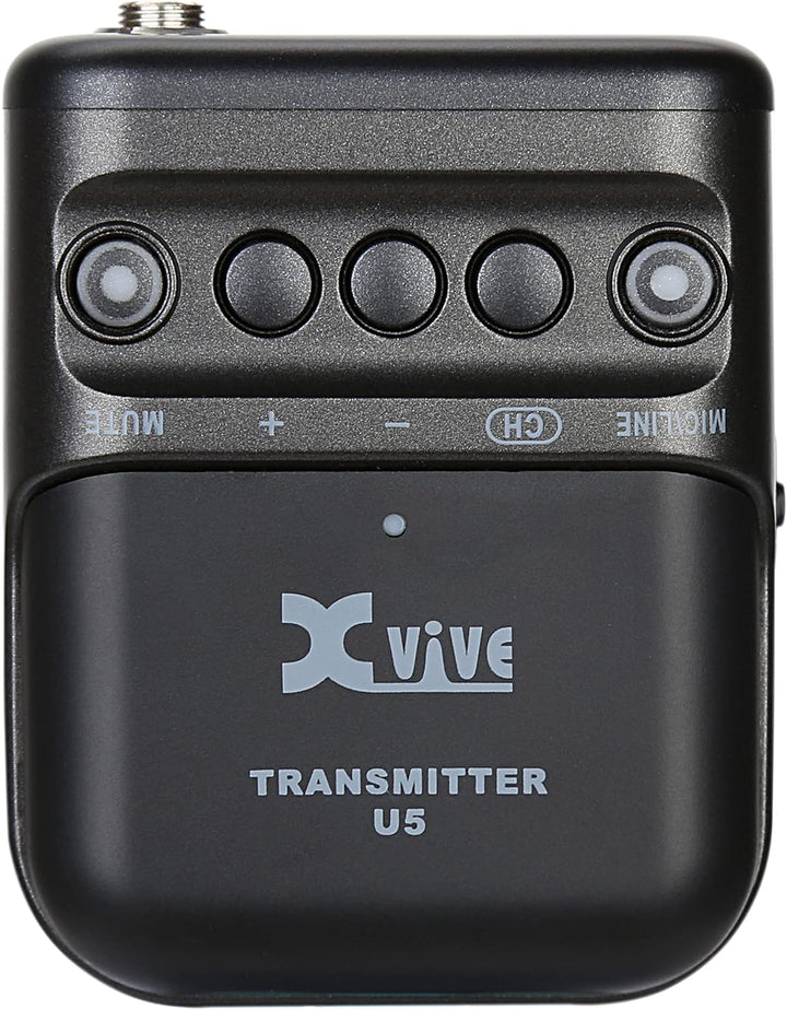 XVive U5 Wireless Audio System – Kabelloses Lavalier Mikrofon Set für Kamera, Video & Interviews, 2,