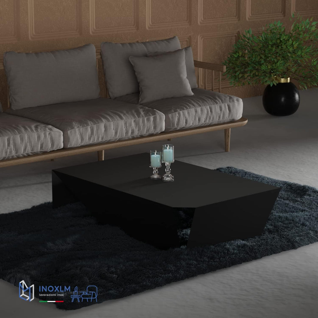 INOXLM Couchtisch Dion | Couchtisch | Couchtisch | Niedriger Design Tisch | Couchtisch Made in Italy