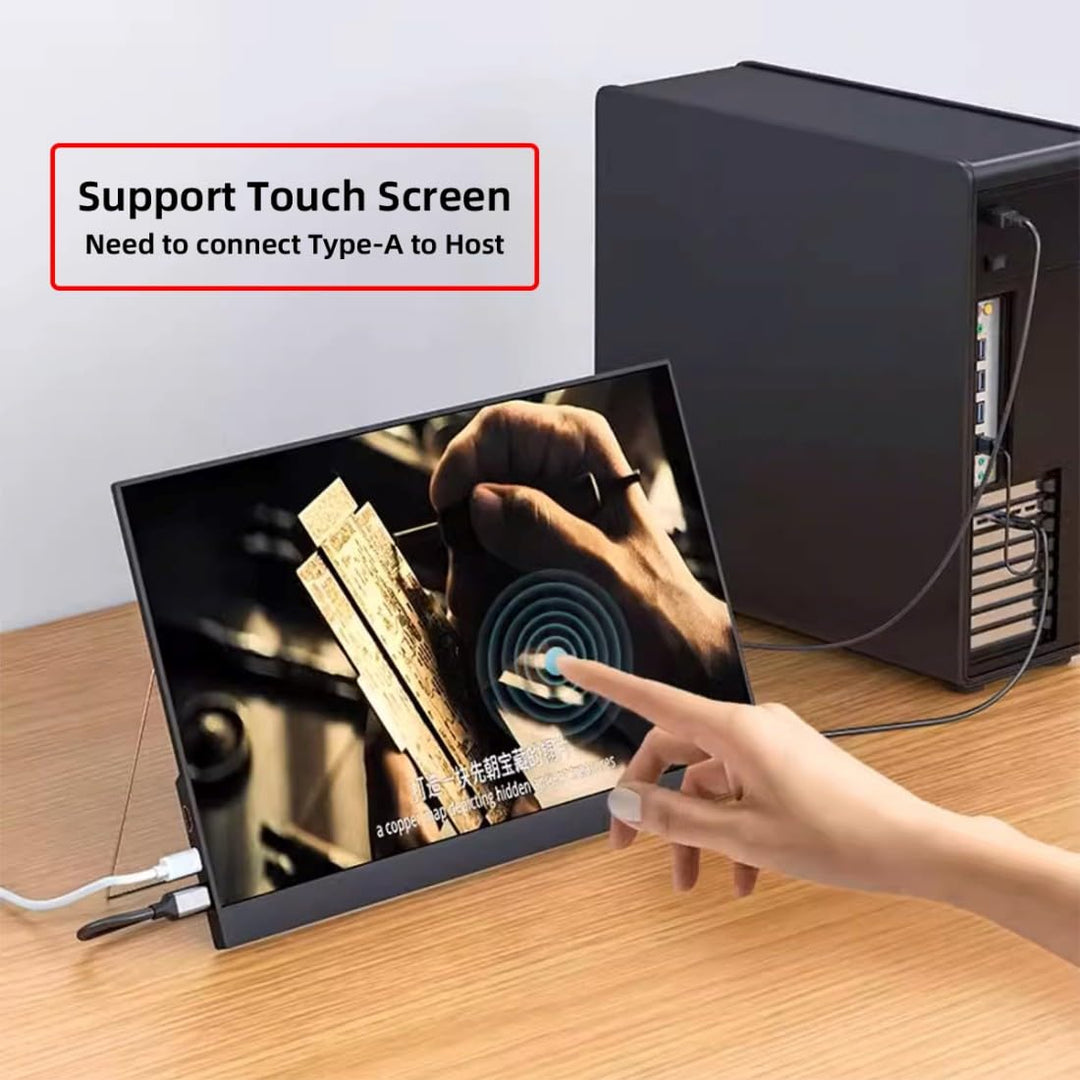 chenyang Displayport auf USB C Kabel 4k@60Hz mit USB Stromversorgung unterstützt Touch-Display für H
