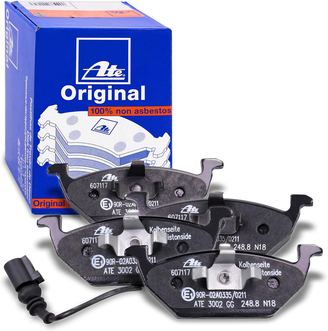ATE Bremsenset inkl Bremsscheiben Vorne Ø 280 mm Belüftet + Hinten Ø 253 mm Voll und Bremsbeläge Vor
