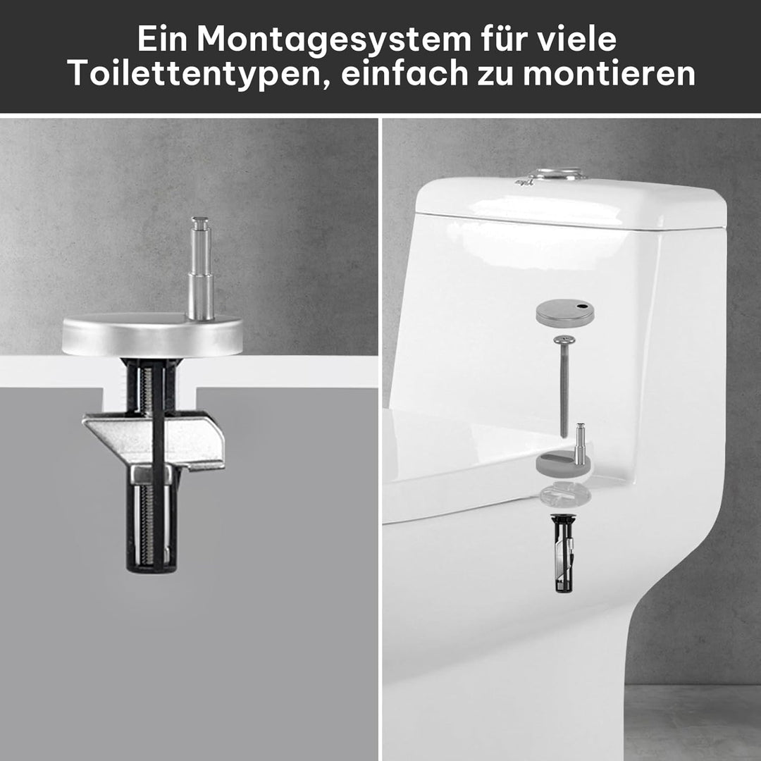 eSituro Toilettendeckel Klodeckel Wc Sitz mit Absenkautomatik Fast Fix/Schnellbefestigung Duroplast