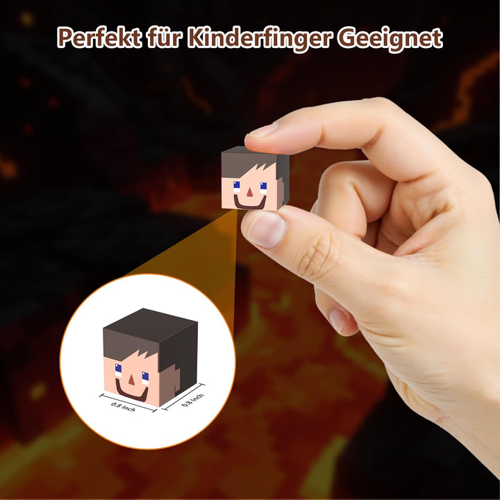Magnetbausteine 150 Stück, 3D Pixel Magnetische Fliesen, STEM Bildendes Bauspielzeug, Sichere Glatte