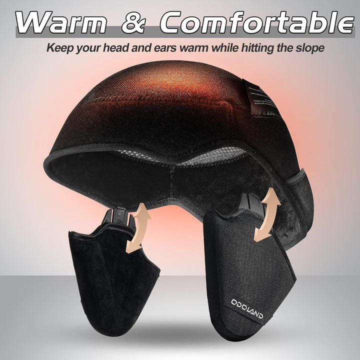 Odoland Skihelm und Skibrille Set Snowboardhelm mit Snowboardbrille für Damen und Herren Ski Goggles