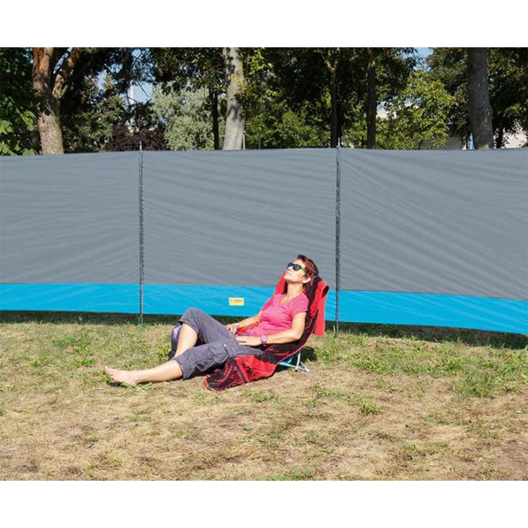 Reimo Tent Technology Windschutz Sichtschutz mit 3 Elementen 500x140 cm anthrazit Polyester für Stra