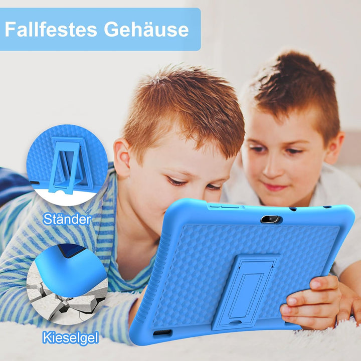 Semeakoko Kinder Tablet 10 Zoll Android 13, Kids Tablet Quad Core Processor 1.6GHz, 3GB RAM/32GB ROM