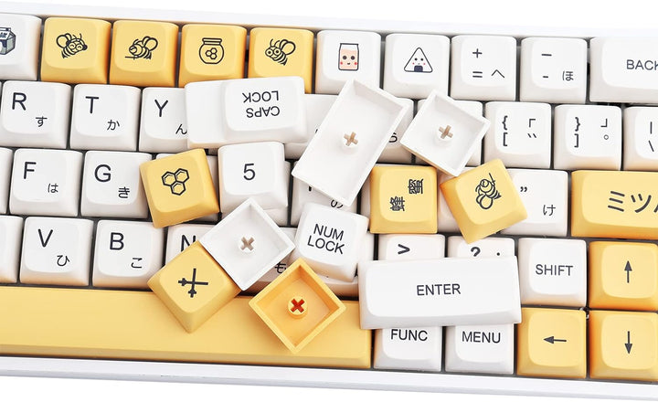 Keycaps Anime PBT Keycaps XDA Profil ANSI Layout Japanese Keycaps 137 Keys Dye-Sublimation für Cherr