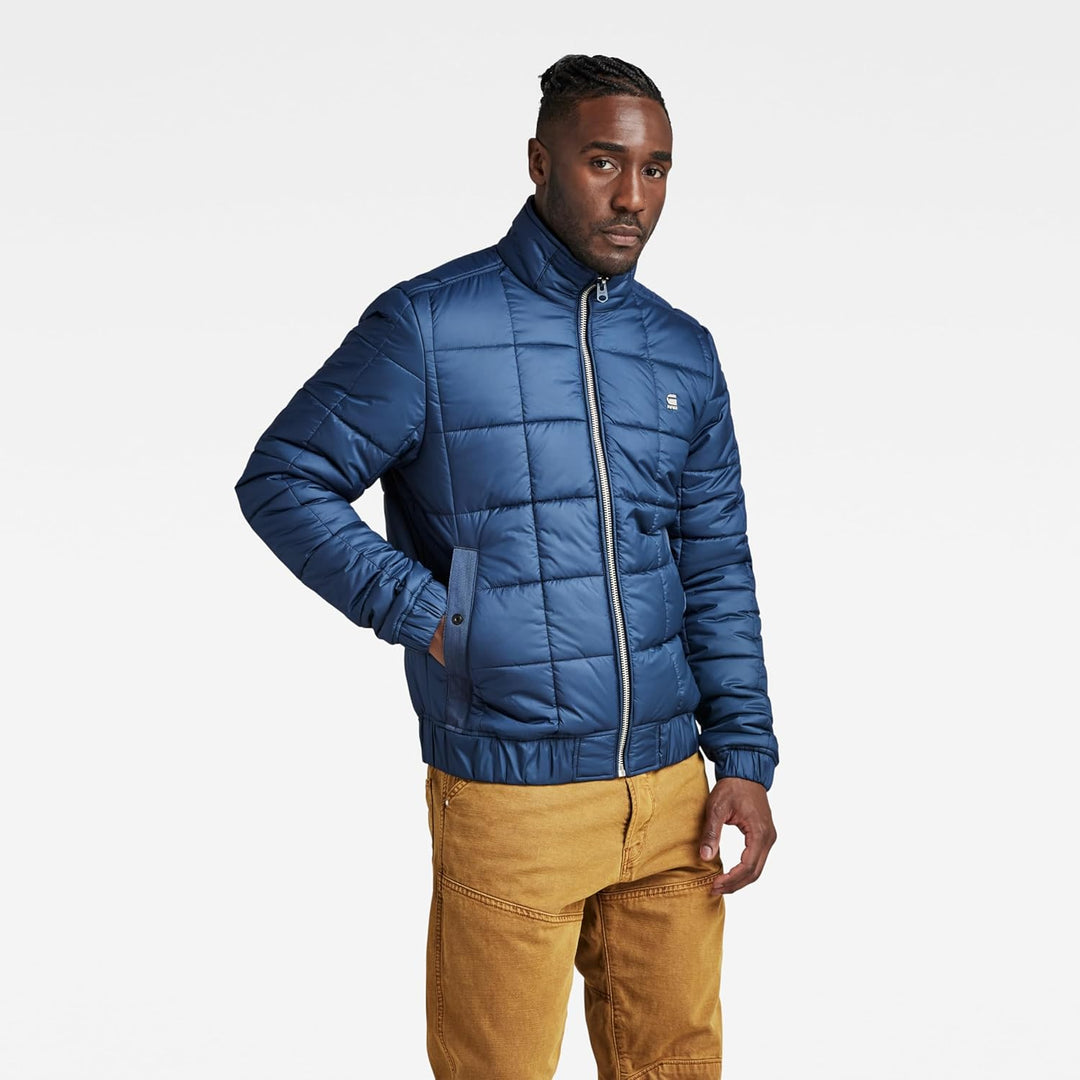 G-STAR Herren Meefic Quilted Jacke Jackets S Blau (luna blue D23965-B958-C630), S Blau (luna blue D2
