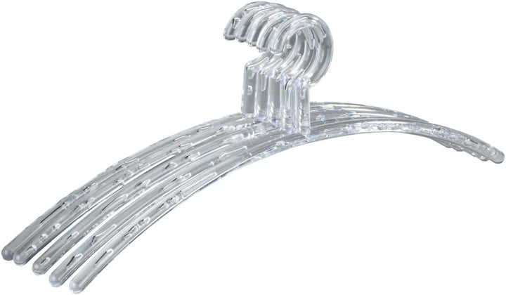 WENKO Kleiderbügel Bubble 5er Set, schlanke Garderobenbügel aus Kunststoff mit Luftblasen-Effekt, je