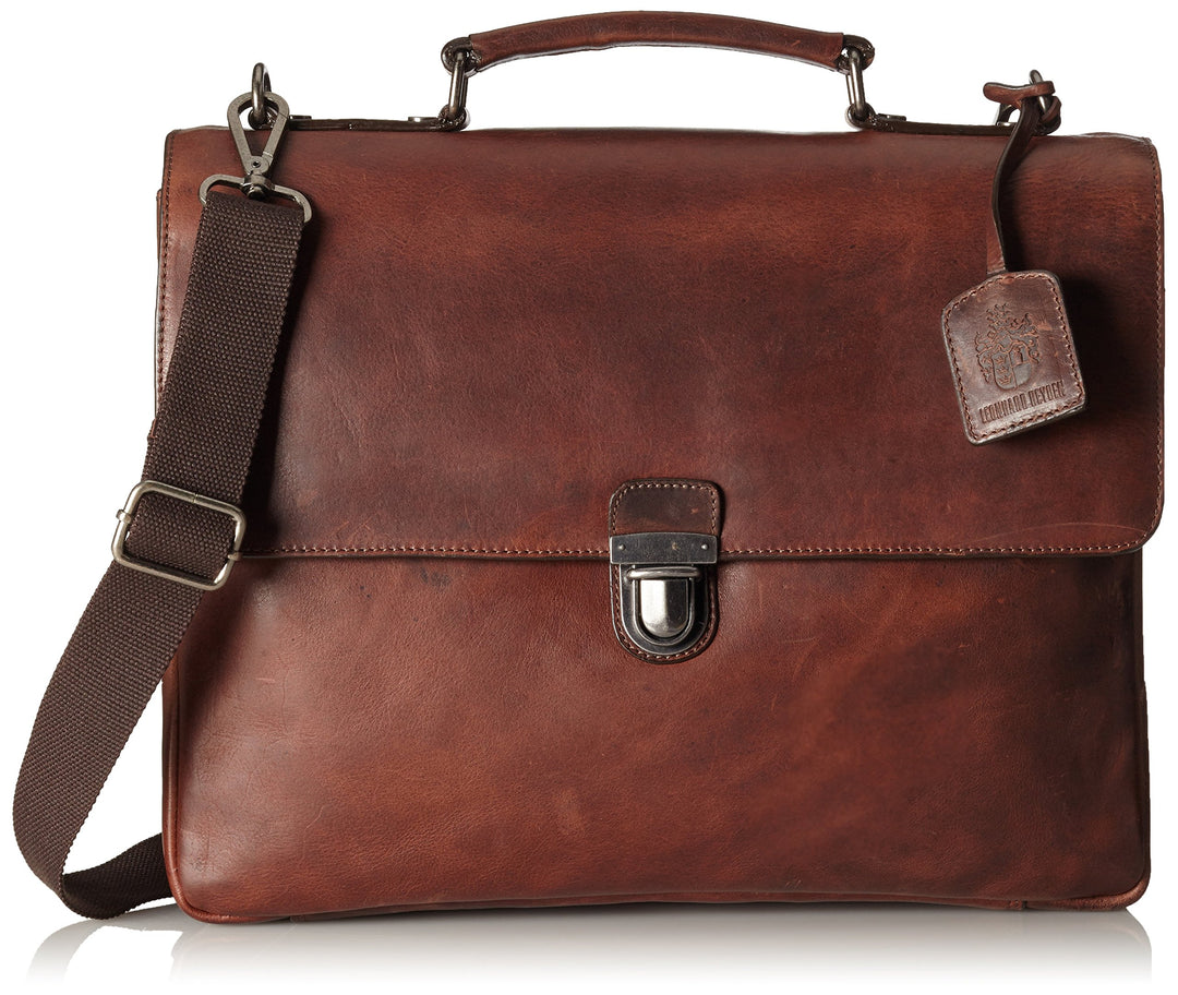 Leonhard Heyden Herbst/Winter 16 Aktentasche, 38 cm 003 Braun, 003 Braun