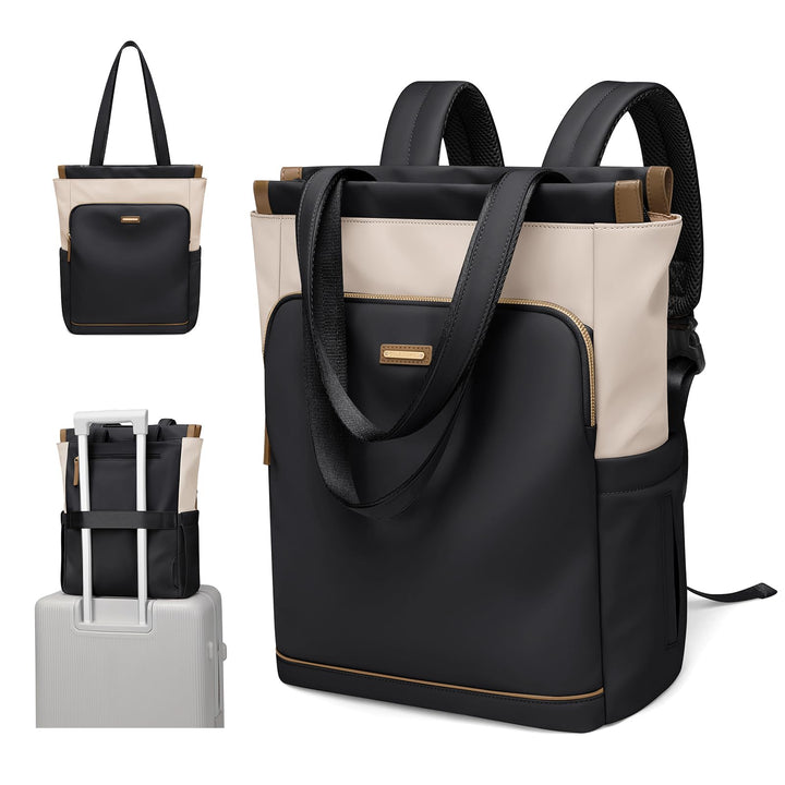 GOLF SUPAGS Convertible Laptop-Rucksack für Frauen Casual Daypack Notebook Tote Bag für Arbeit Hochs