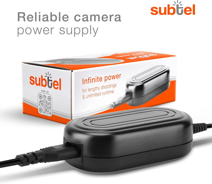 subtel® Netzteil AC-FZ100 für Sony Alpha 7 IV, 7C, 7S II, 7R III, Alpha 9, Alpha 6600 Kamera, Camcor