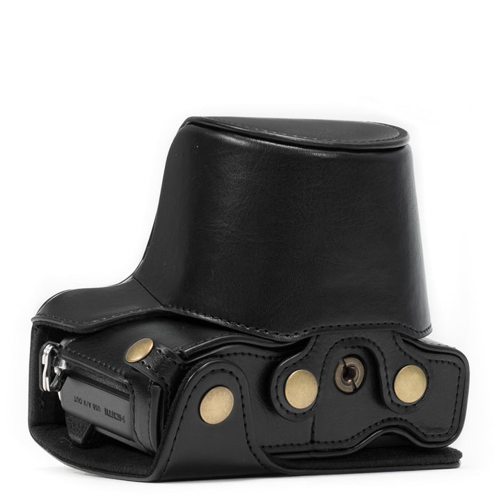 MegaGear MG367 Olympus OM-D E-M10 Mark II, E-M10 (14-42mm) Ever Ready Leder Kamera-Case mit Tragerie