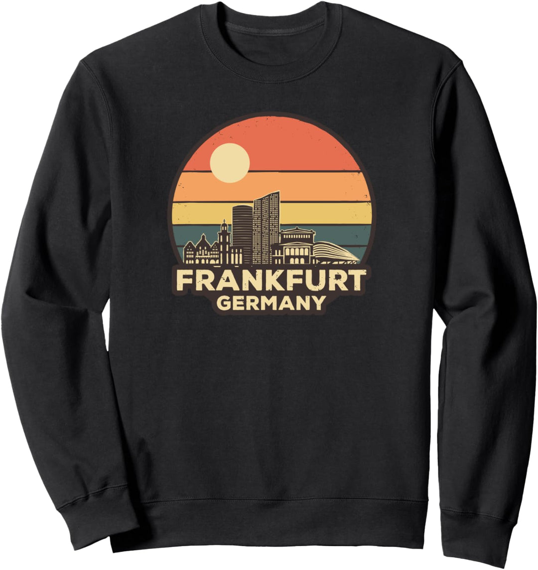 Vintage Frankfurt Skyline Sweatshirt