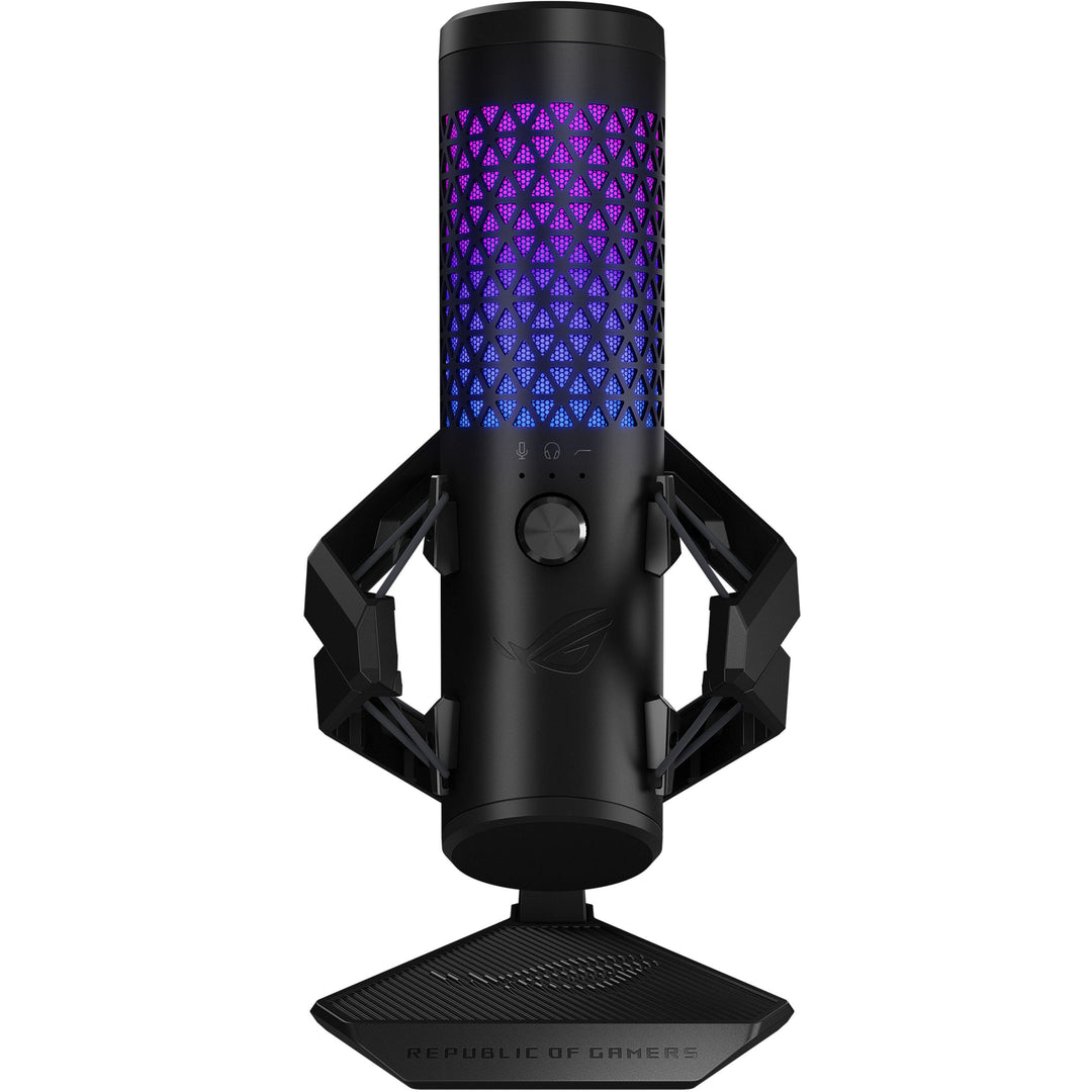 ASUS ROG Carnyx RGB Kondensator-Gaming-Mikrofon schwarz (Gaming, Streaming und Podcast, 25-mm-Konden