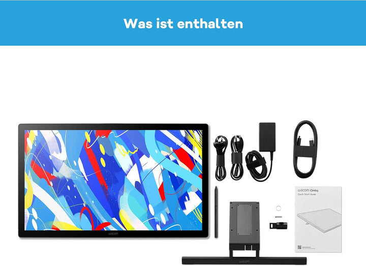 Wacom Cintiq 24 Touch (2025 Edition) – Multi-Touch 2.5K Stiftdisplay mit Wacom Pro Pen 3, entspiegel