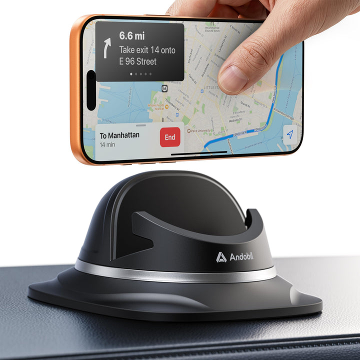 andobil Handyhalterung Auto Handyhalterung [ 2023 Einfach zu Benutzen ] Handy Halterung Auto Armatur