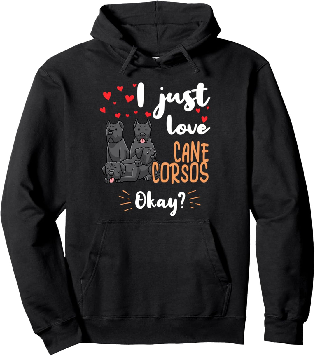 Cane Corso Italiano Hund Pullover Hoodie