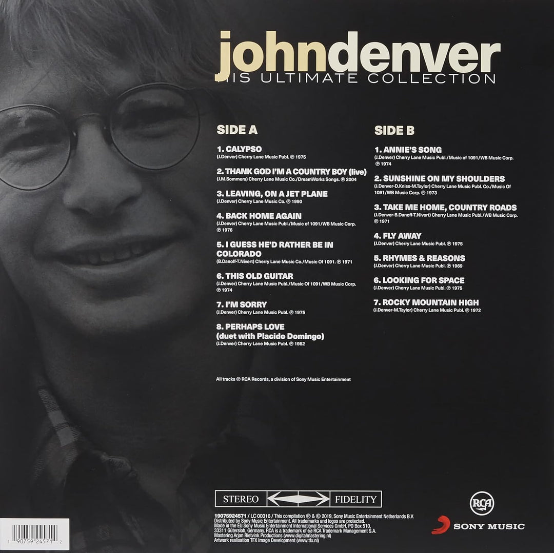 His Ultimate Collection, Vinyl