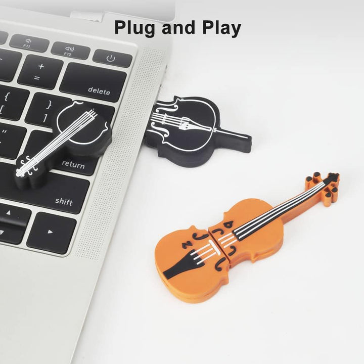 5 Stück 32GB USB-Stick mit Süssem Musikinstrument Muster, BorlterClamp Süsses USB-Flash-Laufwerk Spe