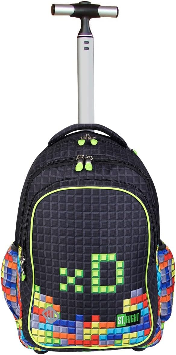 St.Right Graffiti Rucksack Trolley Schule Elementare Medium Mädchen Jungen Damen Herren Gross