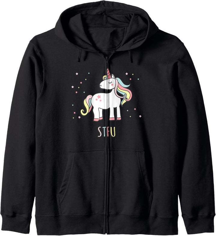 STFU Unicorn Kapuzenjacke