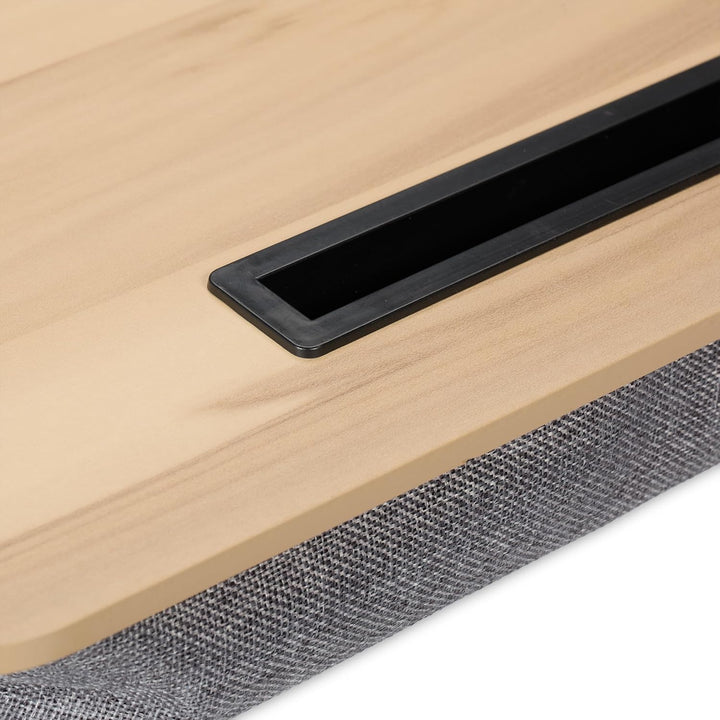 Relaxdays Laptopkissen mit Handyhalter, BxT: 46 x 35 cm, Laptopunterlage für Bett & Sofa, Laptop Kni