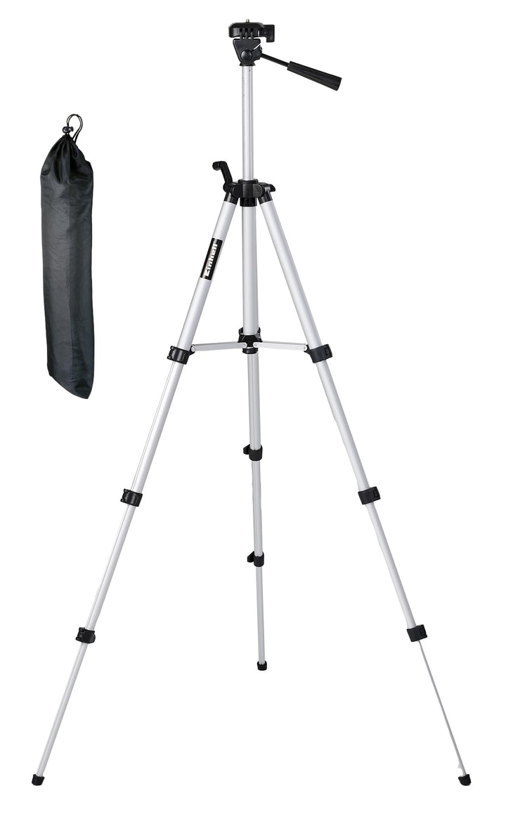 Original Einhell Teleskop Stativ Tripod (passend für Lasernivelliergerät und Kreuzlinienlaser, Arbei