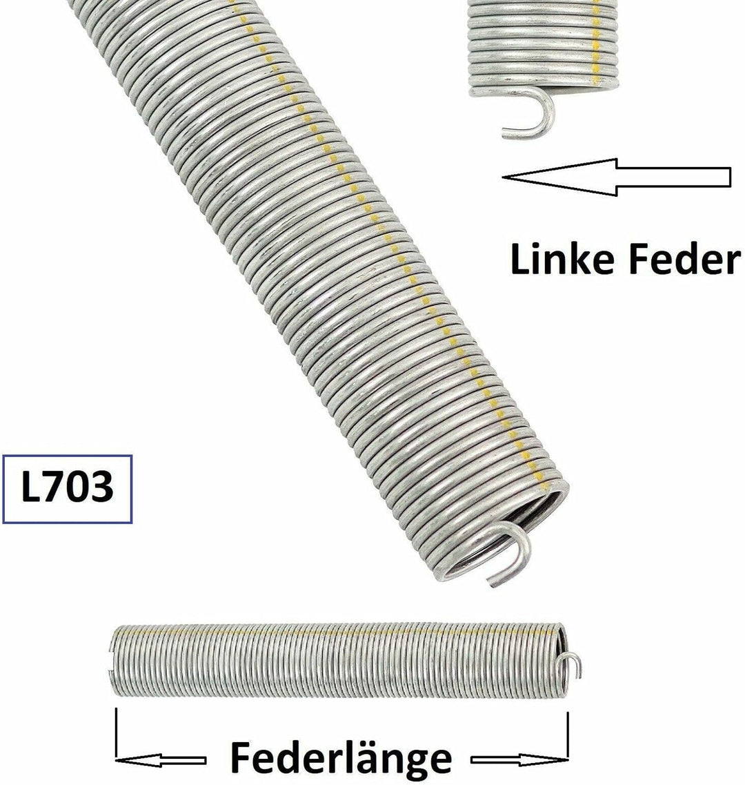 Torsionsfeder Torfeder L703 Ersatzteil passend für Hörmann Sektionaltor - andere Grössen im Shop ver