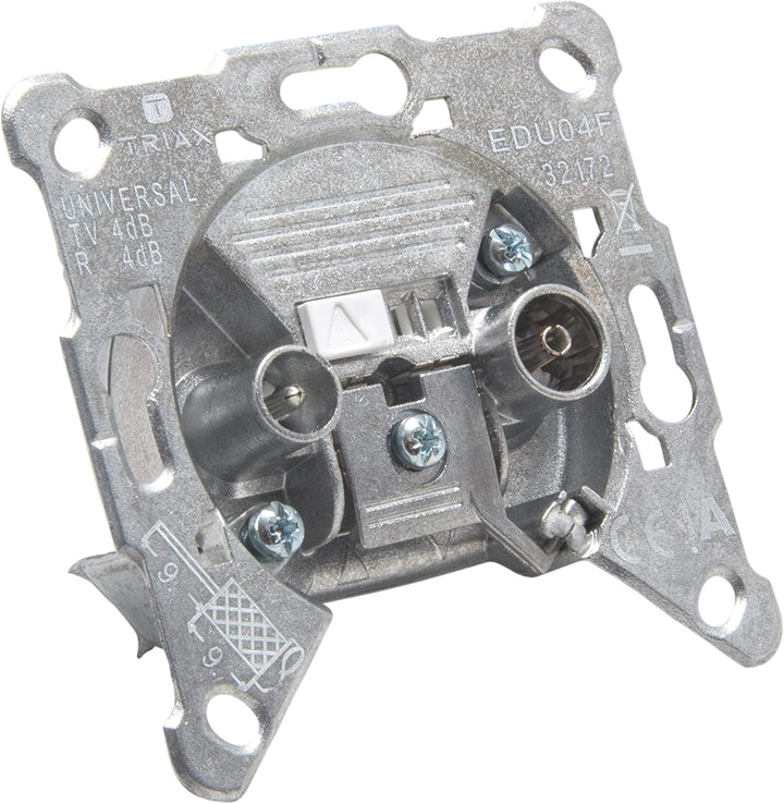 Triax EDU_04F - 2 Loch Super-Breitband-Dose - Antennendose TV/RF